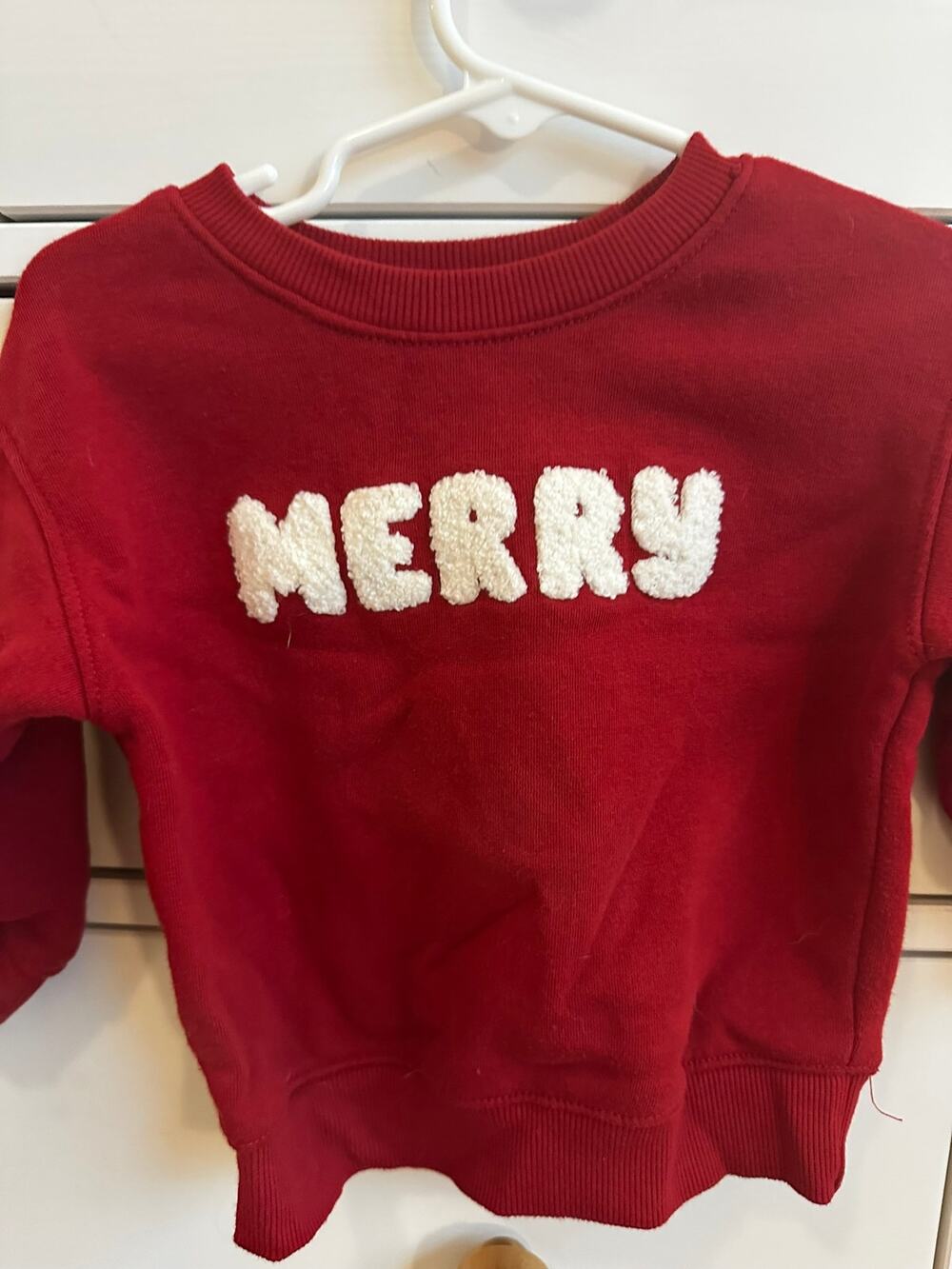 Cat & Jack Baby Size 12 Months Merry Christmas Sweatshirt